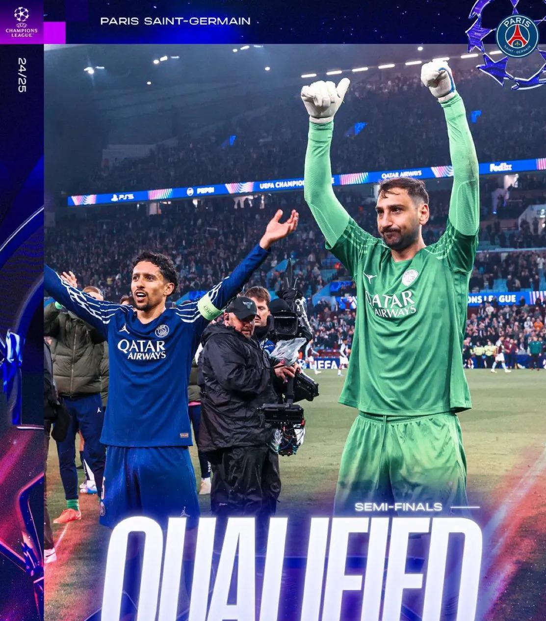 迪马利亚独中两元，帮助巴黎晋级欧冠半决赛！的简单介绍